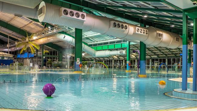 Adelaide Aquatic Centre on Jeffcott Road, North Adelaide.