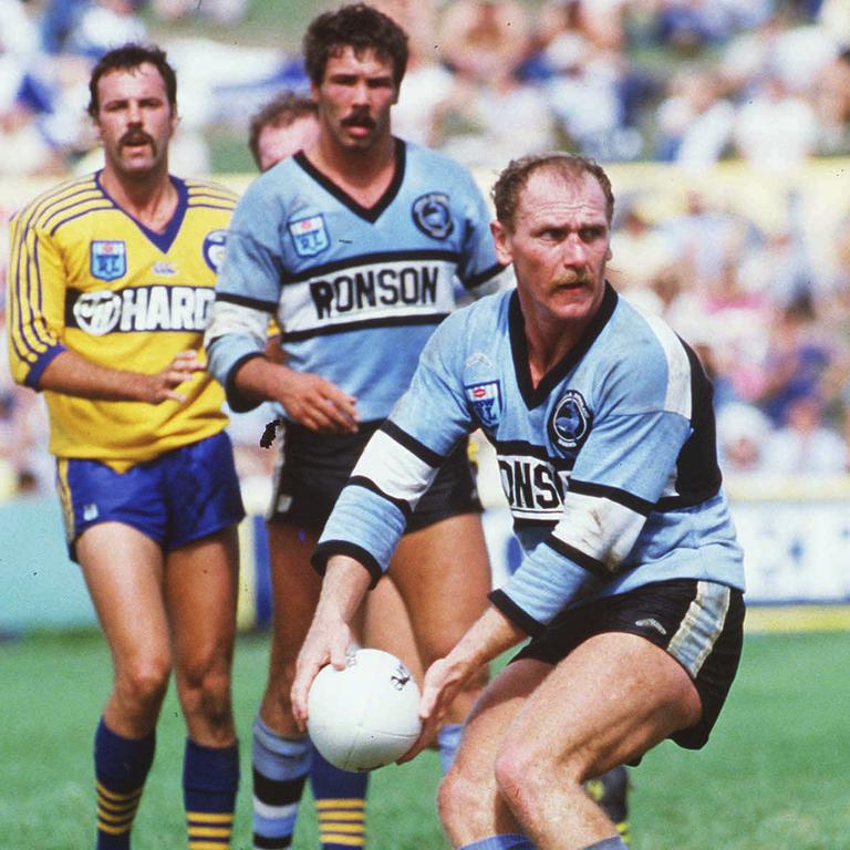 Cronulla great Steve Rogers.