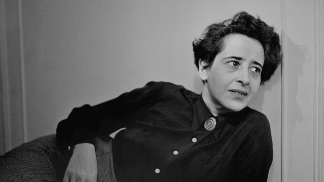 Writer and philosopher Hannah Arendt.