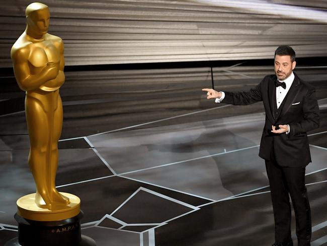 Jimmy Kimmel is hosting the Oscars for the second time. Picture: Getty Images