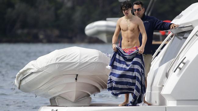 The former boy band member was trailed by lenses on his first visit to Australia with 1D. Picture: News Corp Australia.