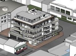 An artist's impression of the proposed shop top apartment redevelopment on the corner of Sydney Rd and Condamine St, Balgowlah. Picture: Wolski Coppin Architecture