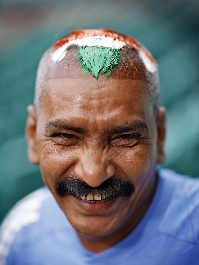 Indian fanatic Sudhir Gautam. Picture: Sam Ruttyn