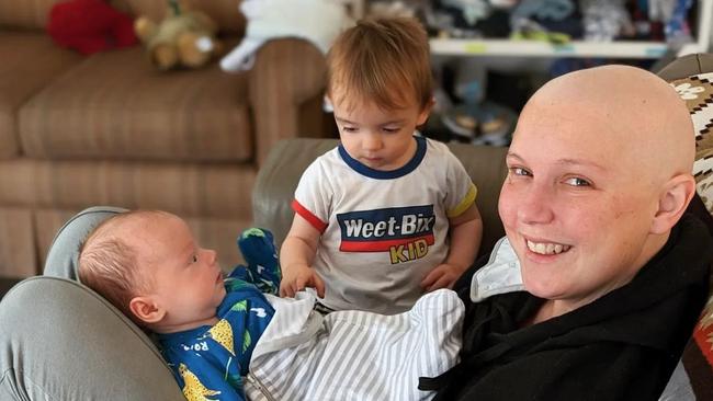 Leopold mum Isla Foy was diagnosed with breast cancer when she was 32 weeks pregnant with her second child.