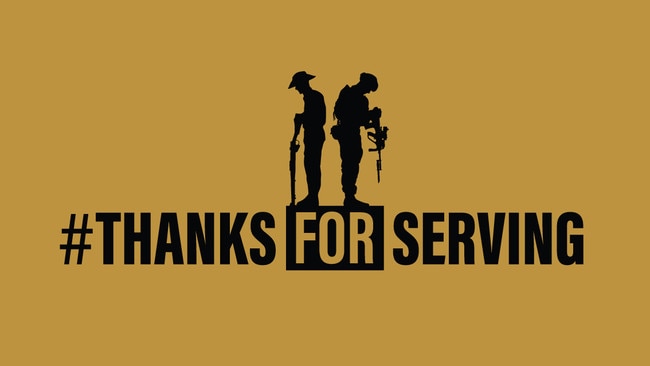 #ThanksForServing is a campaign to acknowledge the service of veterans, past and present, and the sacrifice of their families.