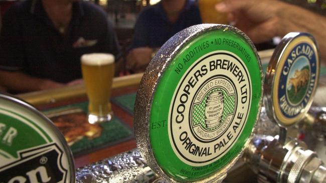 Coopers Brewing, which started brewing in 1862, claims Jim’s Mowing has ripped off its logo.