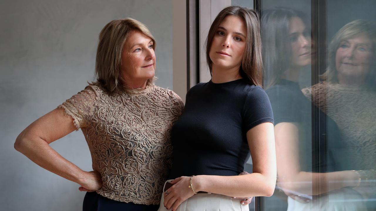 Sarah pictured with her mum Julie. Picture: Lisa Maree Williams/news.com.au