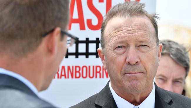 Councillor Geoff Ablett has denied he took bribes for influencing planning decisions in the City of Casey. Picture: AAP/James Ross.