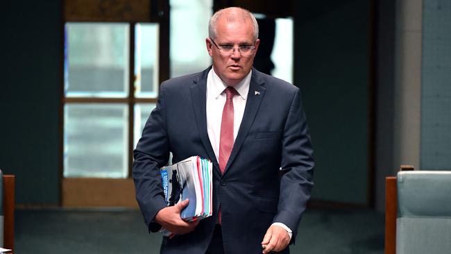 In question time yesterday, Prime Minister Scott Morrison continued to attack Labor on the twin issues of border protection and the economy. Picture: AAP 