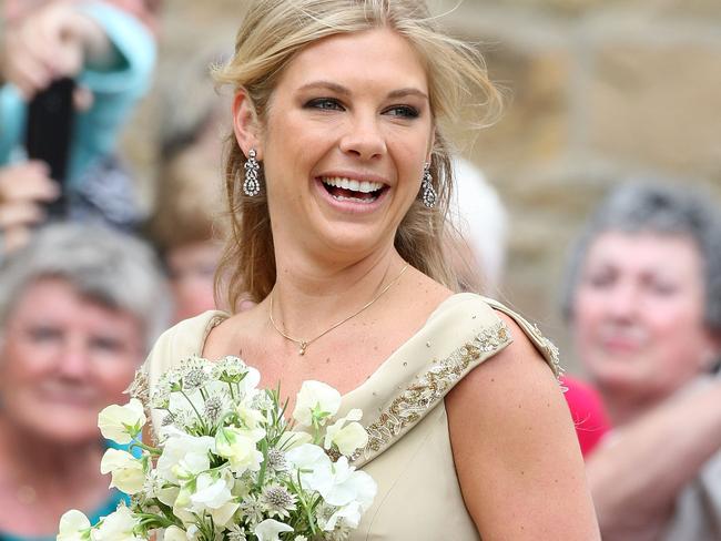 And at the wedding of Melissa Percy and Thomas van Straubenzee in 2013. Picture: Danny Martindale/Getty Images