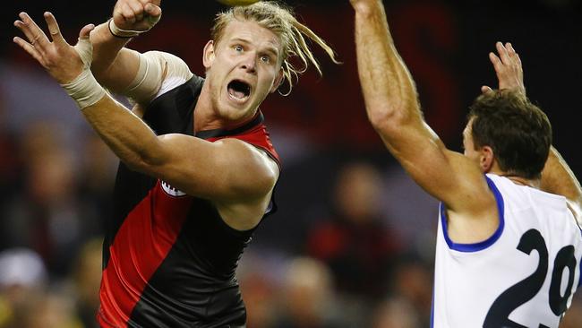 Michael Hurley is one of five banned Bombers yet to sign on for next season. Picture: Michael Klein