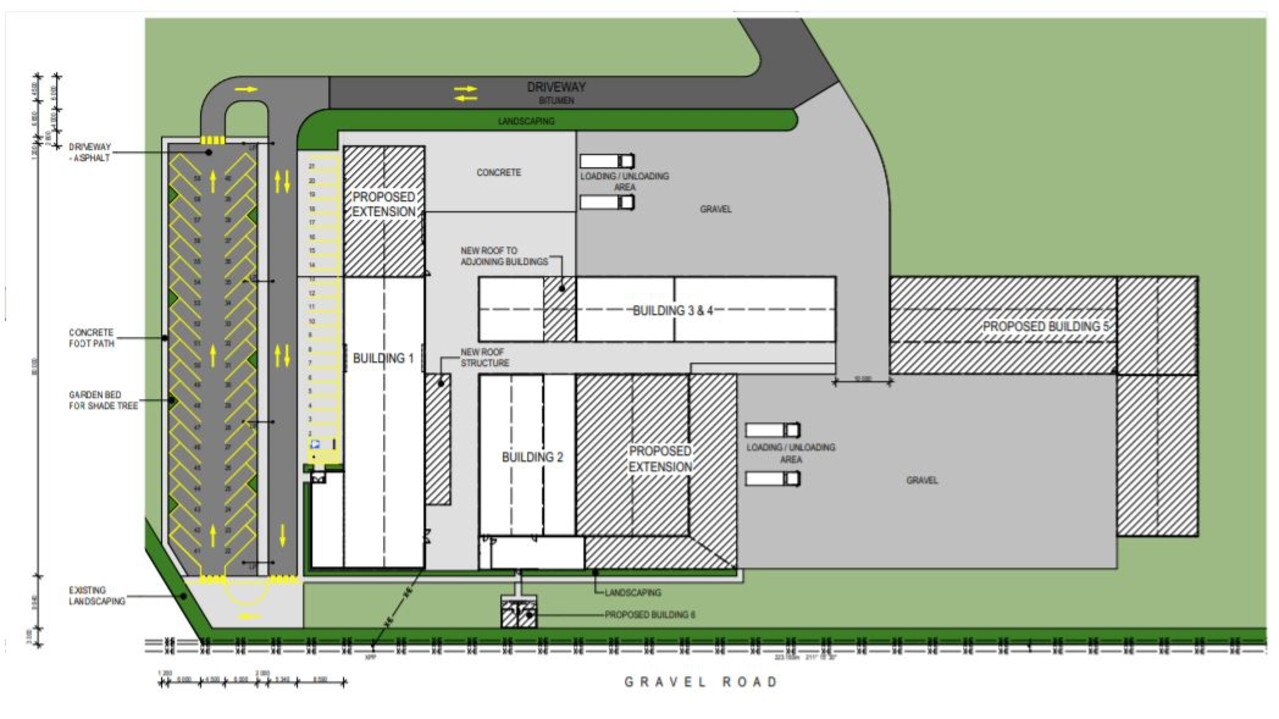 EXPANSION PLANS: A Material Change of Use application for High Impact Industry (Packing Sheds) has been lodged with the Bundaberg Regional Council. Source: Design Direct, development application.