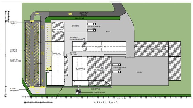 EXPANSION PLANS: A Material Change of Use application for High Impact Industry (Packing Sheds) has been lodged with the Bundaberg Regional Council. Source: Design Direct, development application.