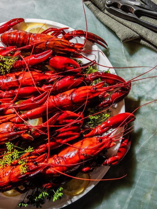 The crayfish are the star of the show. Picture: Nikki To