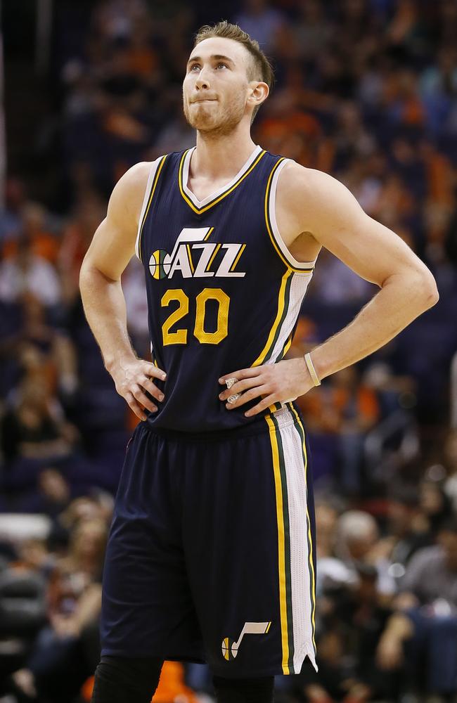 Gordon Hayward had a big game for the Jazz, scoring 30 points.