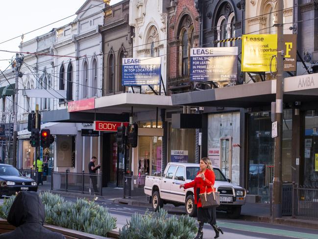 Generic pictures along Chapel st for story on the Demise of Retail on Chapel Street.Picture by Wayne Taylor 4th June 2020