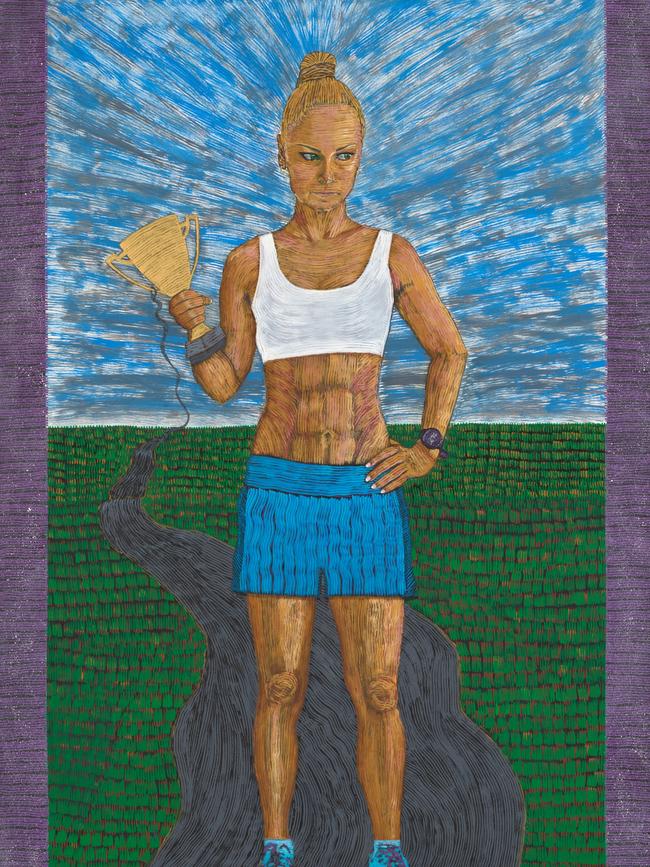 Mostafa Azimitabar ‘The definition of hope’, © the artist, image © Art Gallery of New South Wales, Jenni Carter Sitter: Grace Tame