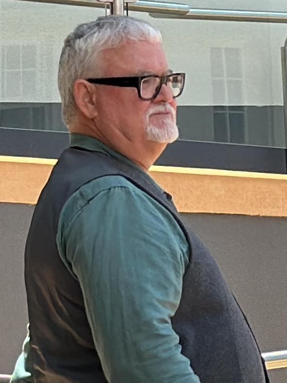 Roger Michael Cossar leaving Rockhampton courthouse after Judge Jeff Clarke discharged the dangerous operation of a motor vehicle causing death case against him. Mr Cossar had been charged in relation to the crash on Tanby Road, Yeppoon, on October 22, 2020, which killed Capricorn Coast mum Brianne Doyle.