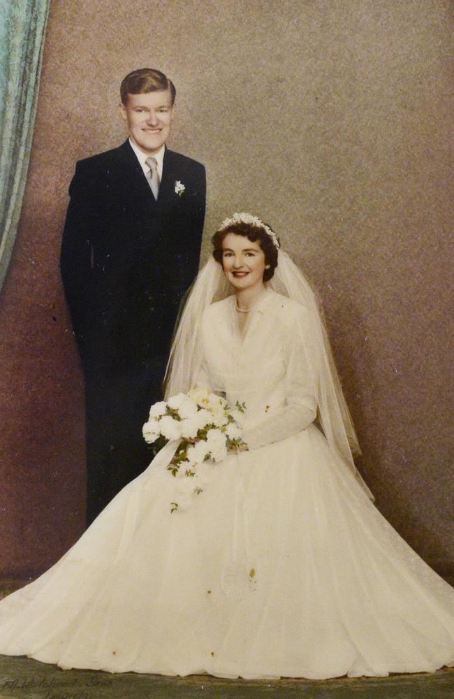 Ross and Myrtle Green on their wedding day April 23 1955. Photo Inga Williams / The Queensland Times