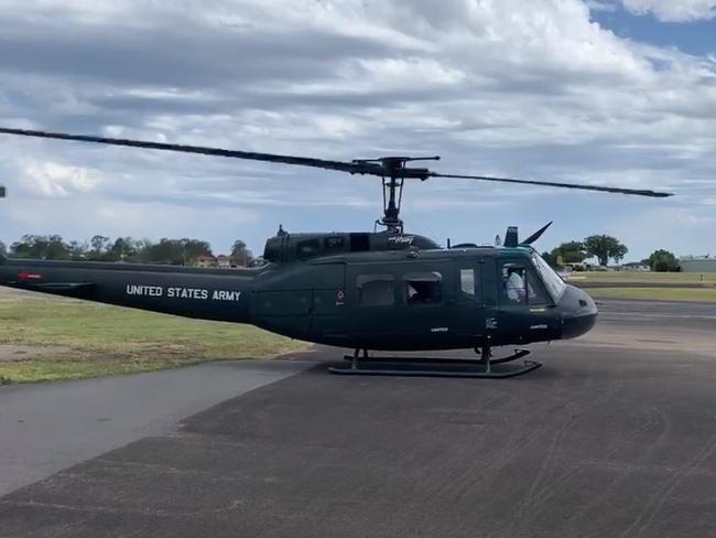 Queensland helicopter involved in a fatal crash off Anna bay in NSW. Bell UH-1 Iroquois (nicknamed "Huey") with call sign and rego VH-UVC is the chopper involved in today's crash.  Confirmed by Ava Benny Morrison & Dan Proudman.