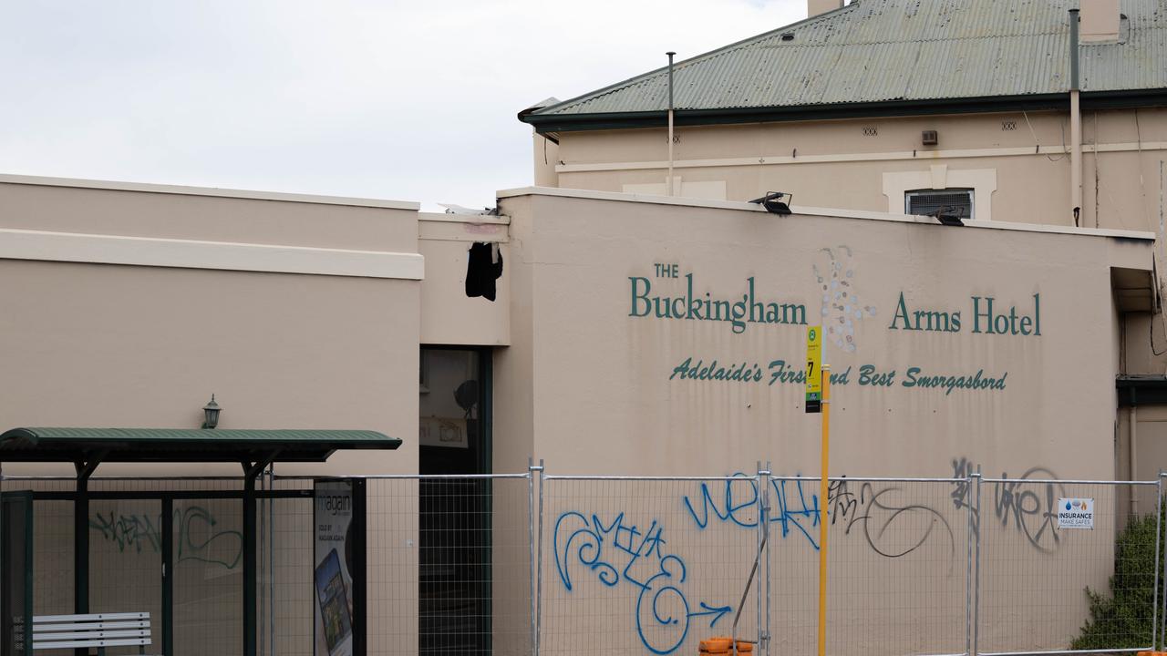 Buckingham Arms site on Northcote Tce Pictured on 1st March 2025.