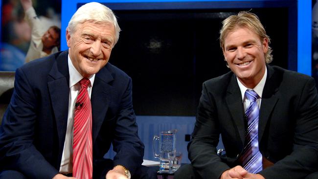 Sir Michael Parkinson, with Shane Warne, has passed away after a short illness.