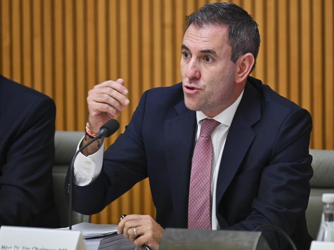 CANBERRA, AUSTRALIA  - NewsWire Photos - November 29, 2024: Federal Treasurer Jim Chalmers holds a meeting with the State TreasurerÃ¢â¬â¢s at Parliament House in Canberra. Picture: NewsWire / Martin Ollman