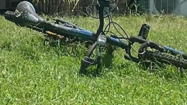 Children’s bikes can be seen strewn around the Gracemere home where emergency crews responded to reports of a two-month-old girl suffering critical injuries. She later died in hospital.