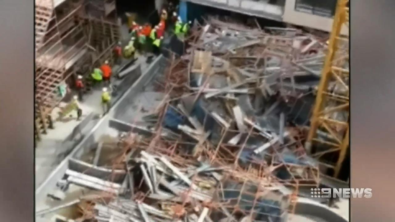 Christopher Cassaniti was crushed to death in the collapse of a huge scaffolding structure.