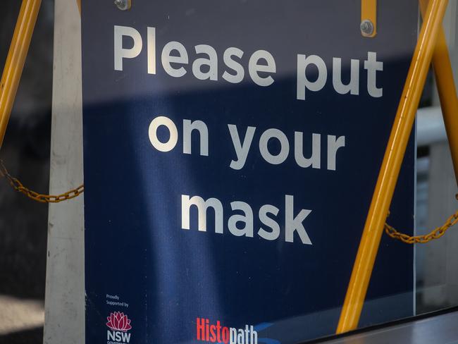 SYDNEY, AUSTRALIA - Newswire Photos JANUARY 02, 2022:  A view of the covid testing clinic signage at the  Sydney International Airport departures terminal, after Australia set new Covid entry rules for travellers entering the country from China. The government is reportedly considering testing plane waste water on affected flights also. Picture: NCA Newswire / Gaye Gerard