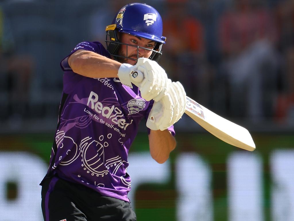 Local player Caleb Jewell had a strong season for the Hobart Hurricanes. Picture: Paul Kane/Getty Images