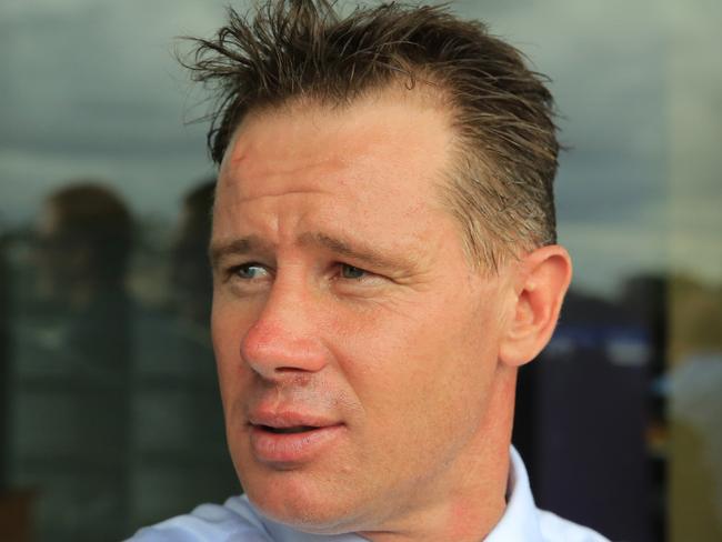 SYDNEY, AUSTRALIA - FEBRUARY 12: Trainer Patrick Payne looks on after winning race 3 the Inglis Sprint with Rubisaki during Sydney Racing at Warwick Farm on February 12, 2020 in Sydney, Australia. (Photo by Jenny Evans/Getty Images)