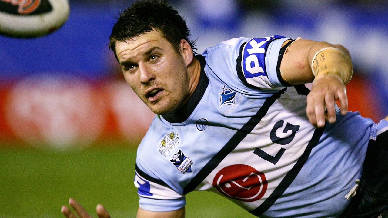 Brett Seymour during his time at the Sharks.