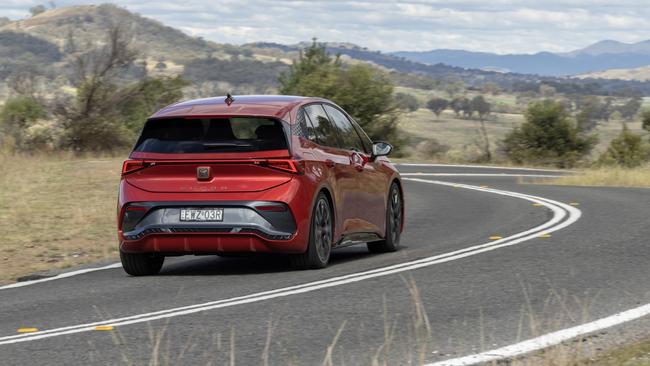 Cupra pitches the Born as a ‘hot hatch’, which is a bit optimistic.