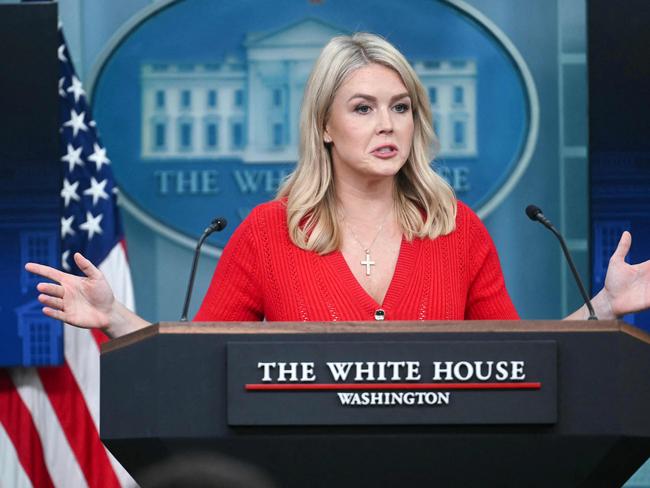 White House Press Secretary Karoline Leavitt says Iran has a detailed proposal for a nuclear deal. Picture: AFP