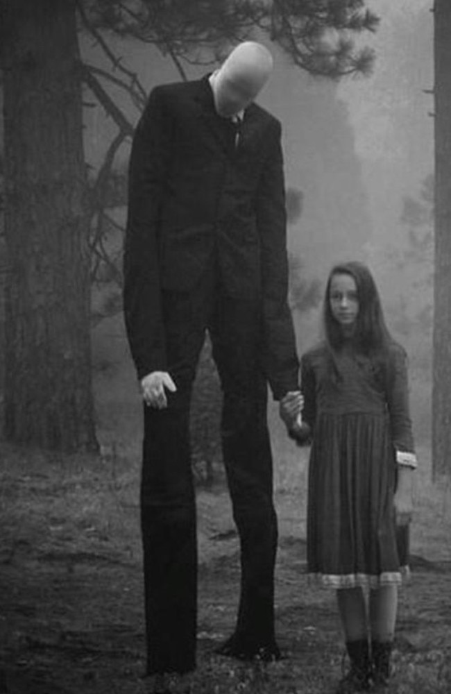 What the Slender Man looks like. Picture: Supplied