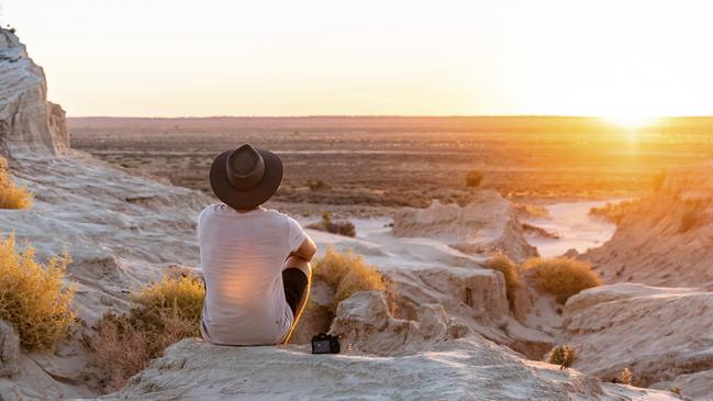 The Mungo National Park in outback NSW. Picture: Tourism NSW