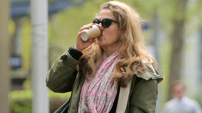 Kathy Jackson arrived for the first day of her trial at the County Court in October last year. Picture: Stuart McEvoy