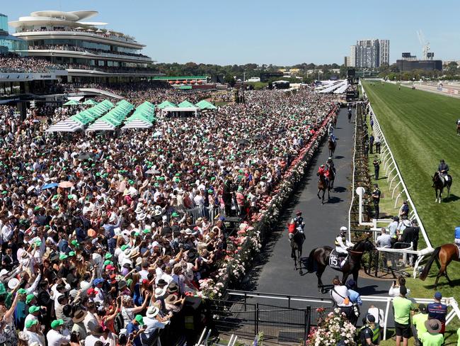 Melbourne Cup Day at Flemington Racecourse on November 05, 2024 in Flemington, Australia. (Photo by Dave Geraghty/Racing Photos)