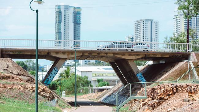 Hospitality NT chief executive Alex Bruce suggested the old rail corridor could still be used. Picture: Glenn Campbell