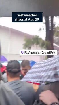 Rain causes chaos at Australian Grand Prix