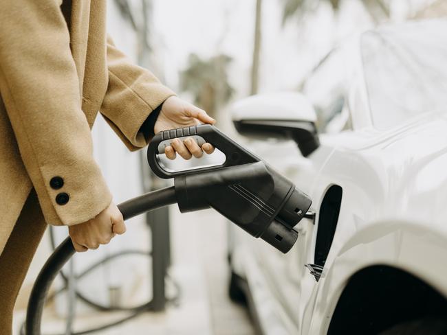 Electric Vehicle charging Picture: Getty Images