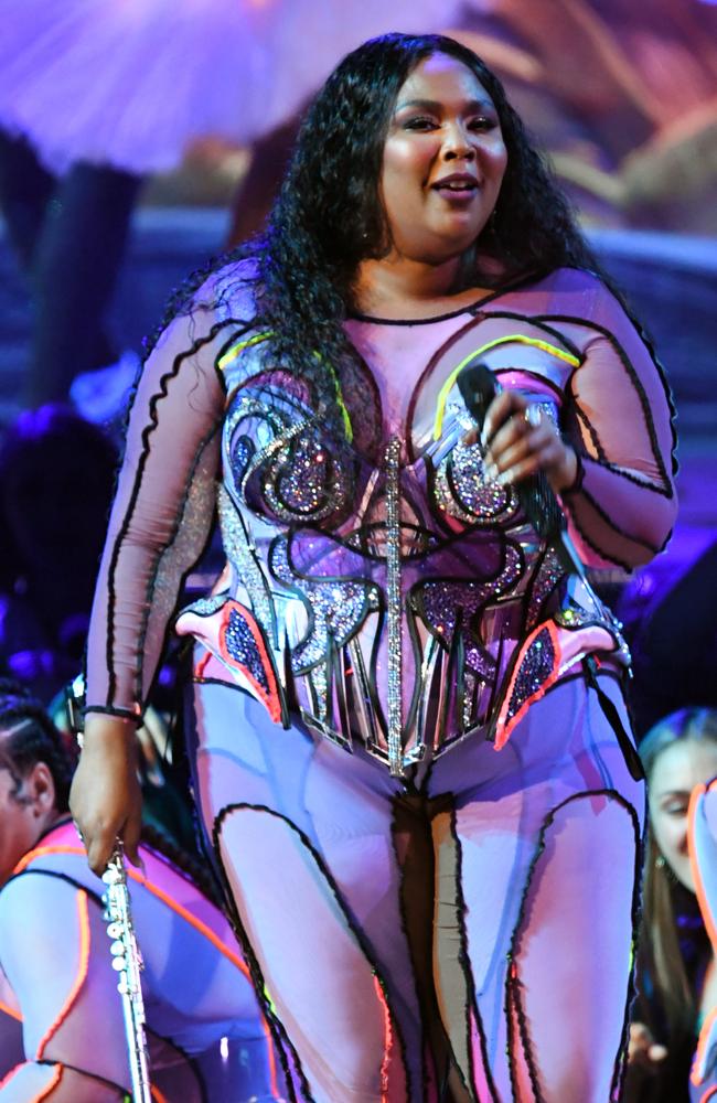 Lizzo at the Grammys. Picture: Getty Images