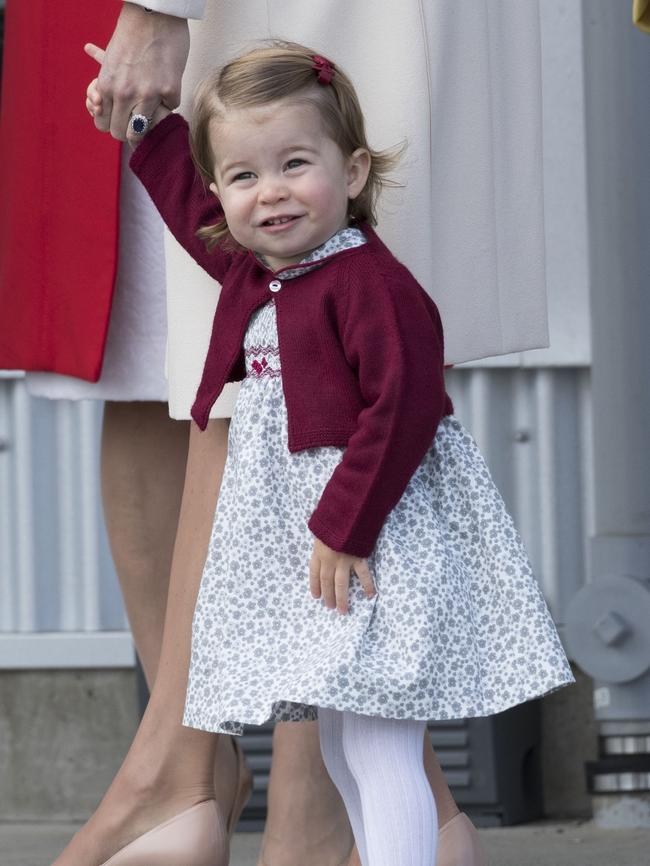 Pippa’s niece Princess Charlotte will be flower girl. Picture: Getty Images