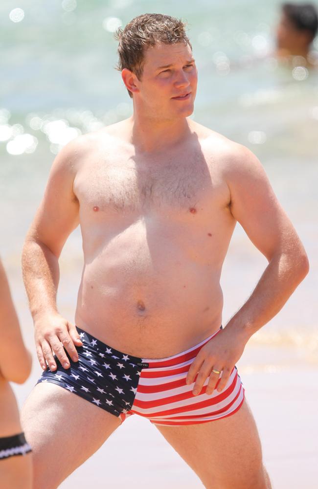 Chris Pratt in his “dad bod” days.