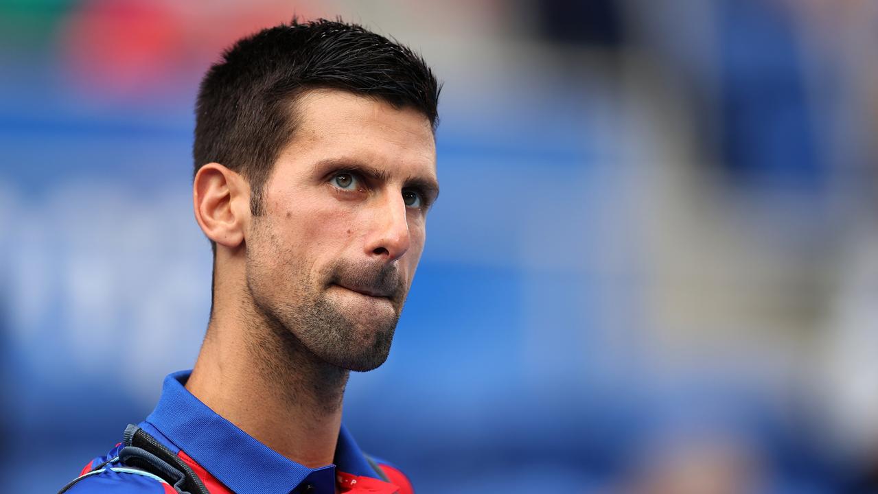 Novak Djokovic has refused to get vaccinated against Covid-19. Picture: Clive Brunskill / Getty Images