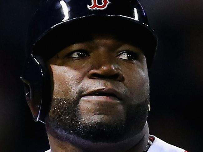 BOSTON, MA - SEPTEMBER 24: David Ortiz #34 of the Boston Red Sox reacts after striking out during the seventh inning against the Tampa Bay Rays at Fenway Park on September 24, 2015 in Boston, Massachusetts. Maddie Meyer/Getty Images/AFP == FOR NEWSPAPERS, INTERNET, TELCOS & TELEVISION USE ONLY ==