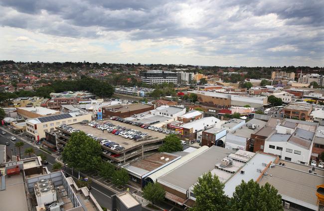 The view from the top of the Flinders Centre. Picture: Angelo Velardo