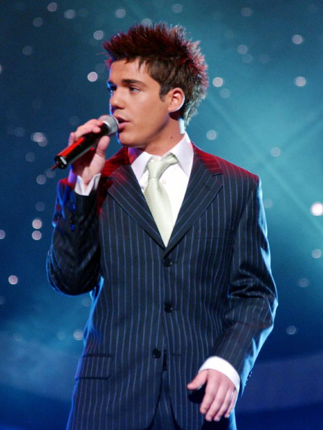 Anthony Callea on Australian Idol in 2004