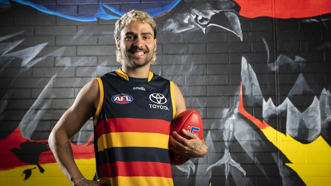 Rankine after his move to the Crows was confirmed. Picture: Sarah Reed/Getty Images